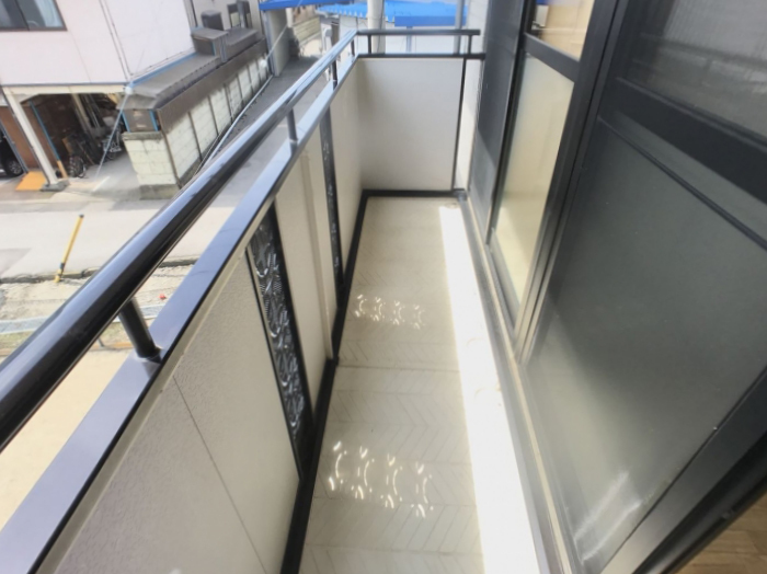 12/25 バルコニー