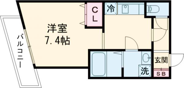 エスポワール喜多見の間取り