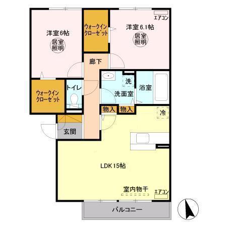 ひたち野 Merry.Palの間取り