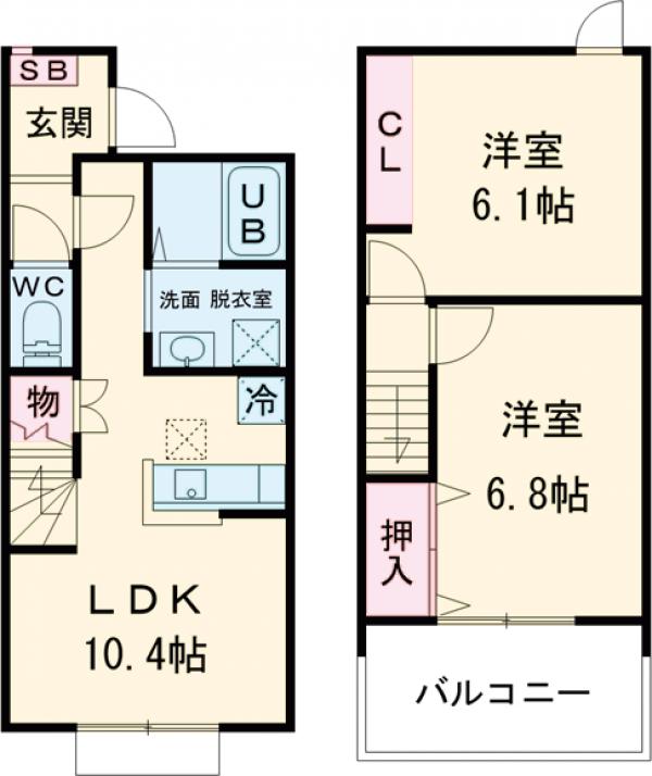 Doux maison 数須の間取り