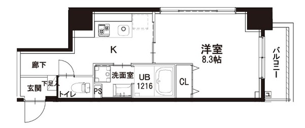千葉中央・大庄マンションの間取り