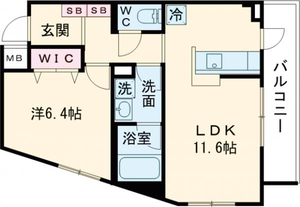AIFLAT方南町の間取り