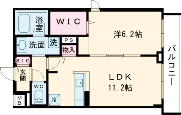 AIFLAT方南町の間取り
