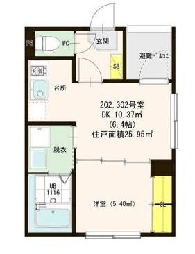 Boul’Mich’の間取り