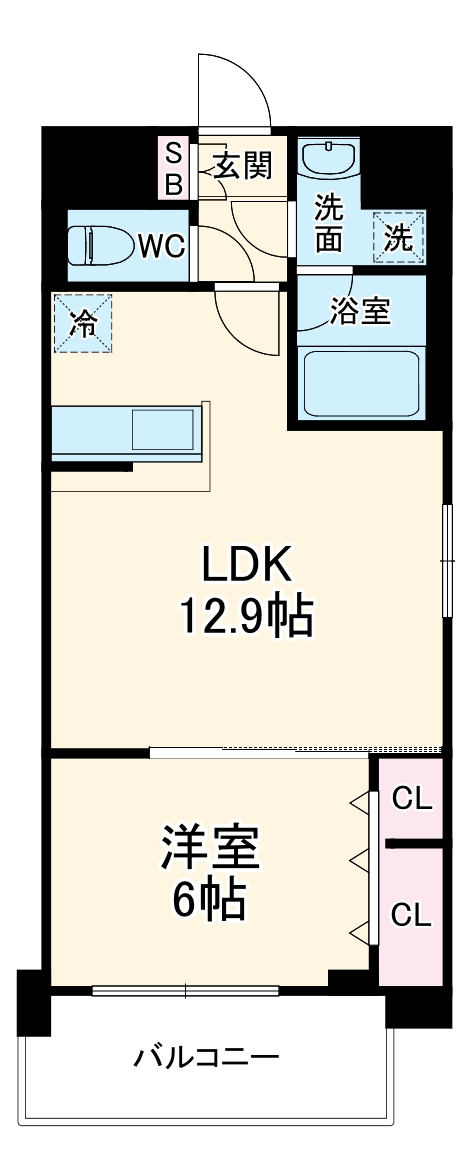 Clochette Nakamotoの間取り