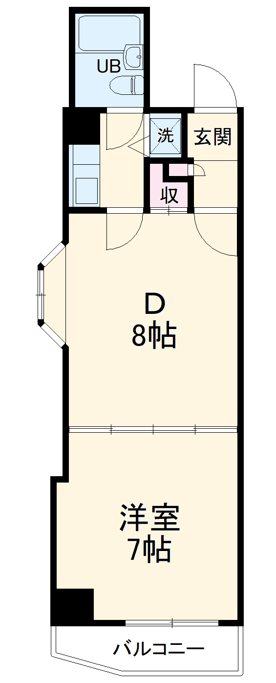シーサイドビラ鵠沼の間取り