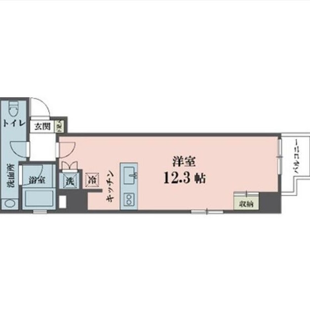 アムス四谷三丁目の間取り
