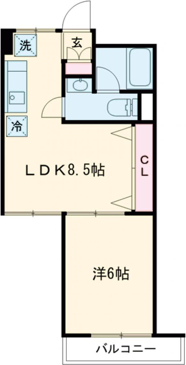 メゾンおおぜきの間取り