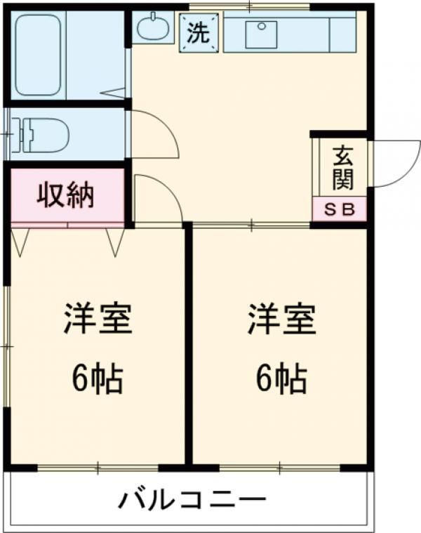 藤パークハイツⅡの間取り