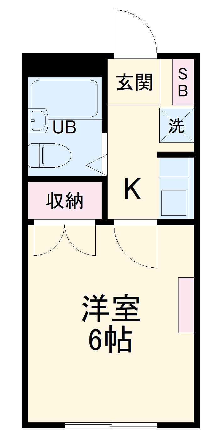 クレアール茅ヶ崎Ⅰの間取り