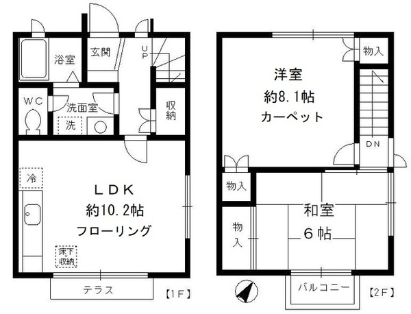 タウンハウス209の間取り
