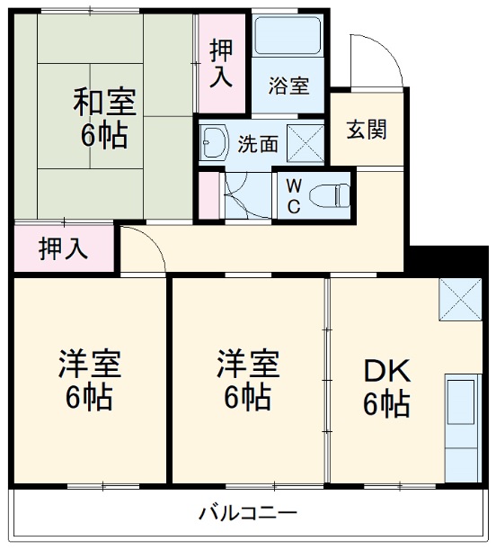 フラワービレッジの間取り