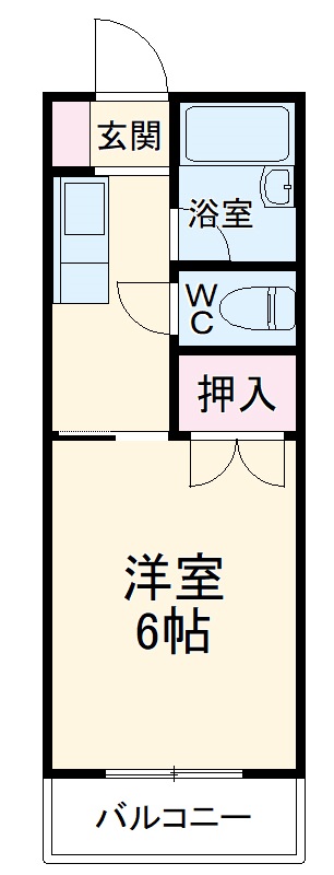 シェルブール駿河の間取り
