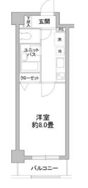 カスタリア野毛山の間取り