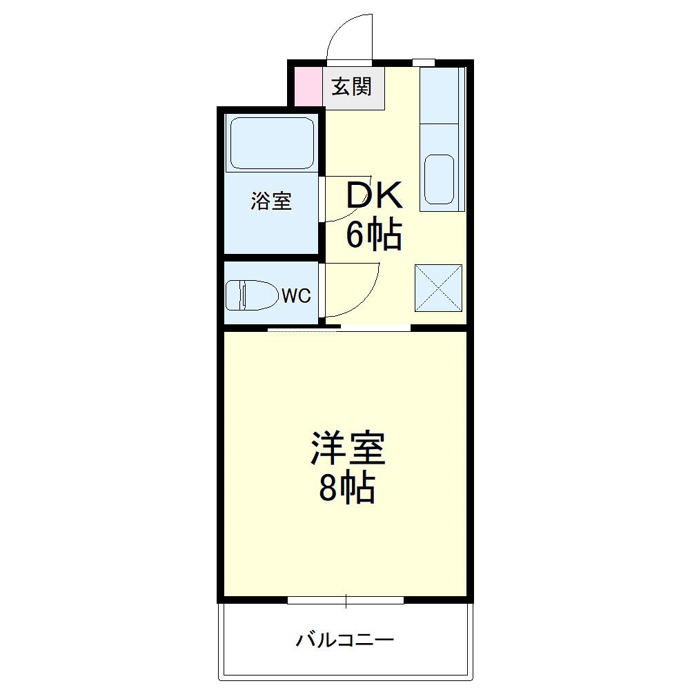 サンパレス木下の間取り