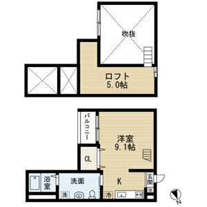 Lucie鳴海の間取り