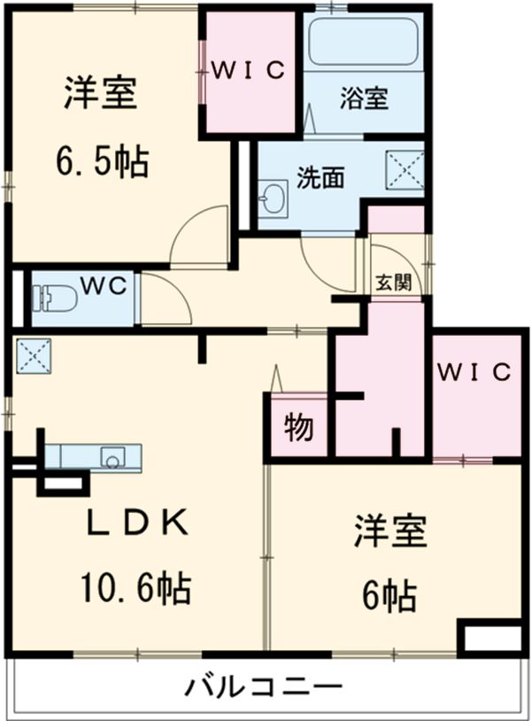 バリスサイト Eの間取り
