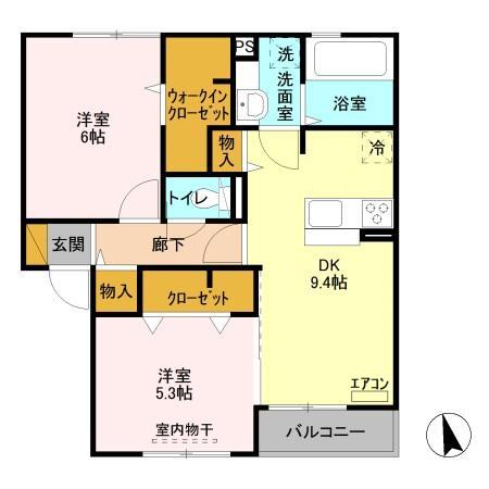 バリスサイト Fの間取り