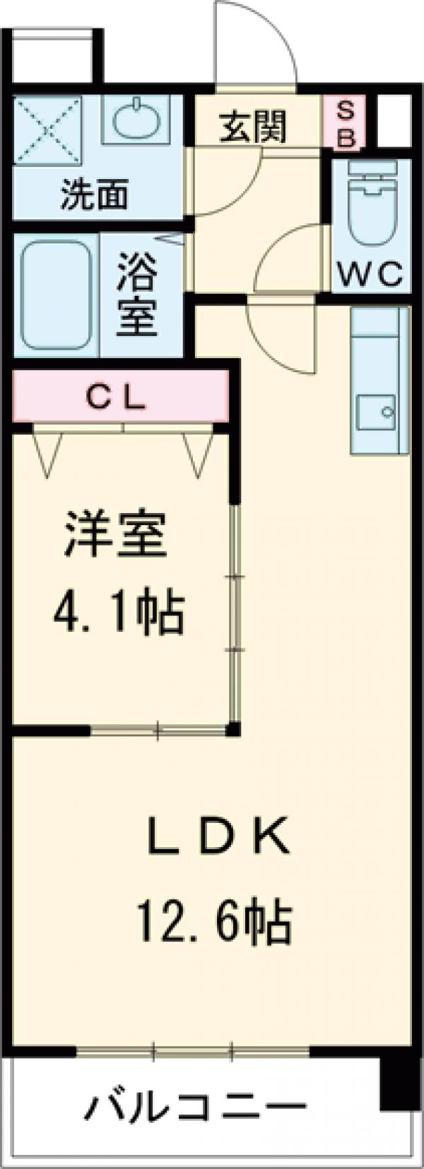 サクセス伊都本館の間取り