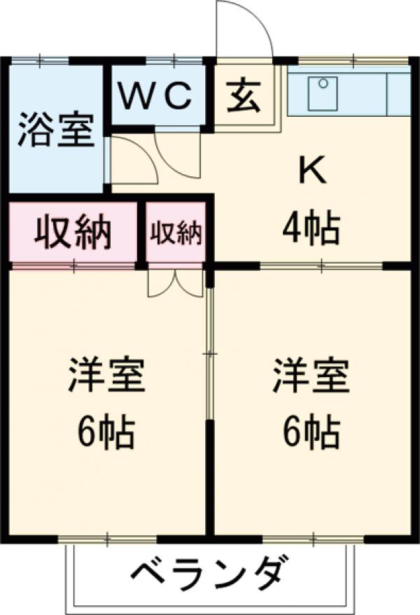 サトウハイツの間取り