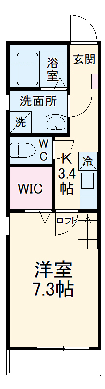 ザ・ファルティ十日市場の間取り