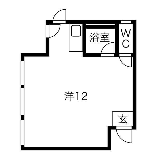 メゾン黄金の間取り