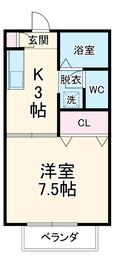 アミティエCの間取り
