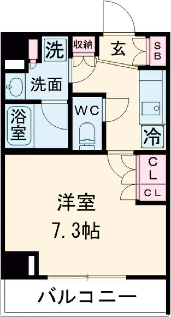 ブライズ高円寺の間取り