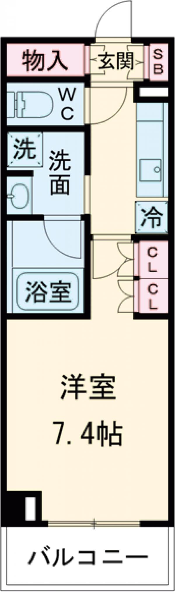ブライズ高円寺の間取り