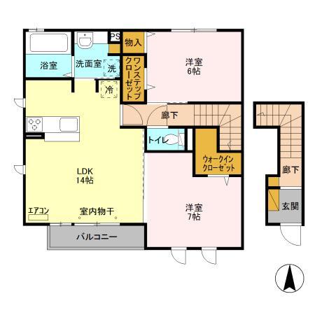 シエロ Bの間取り