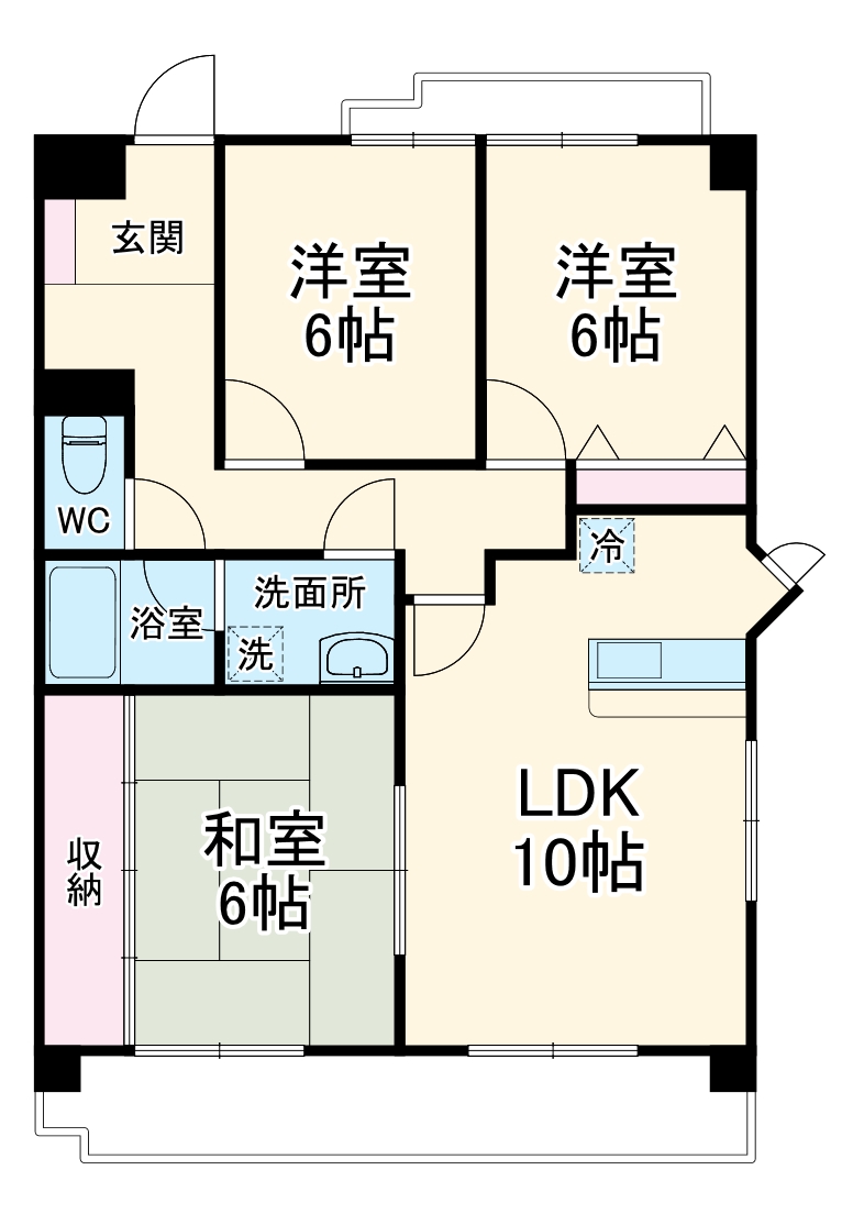 第5田中ビルの間取り