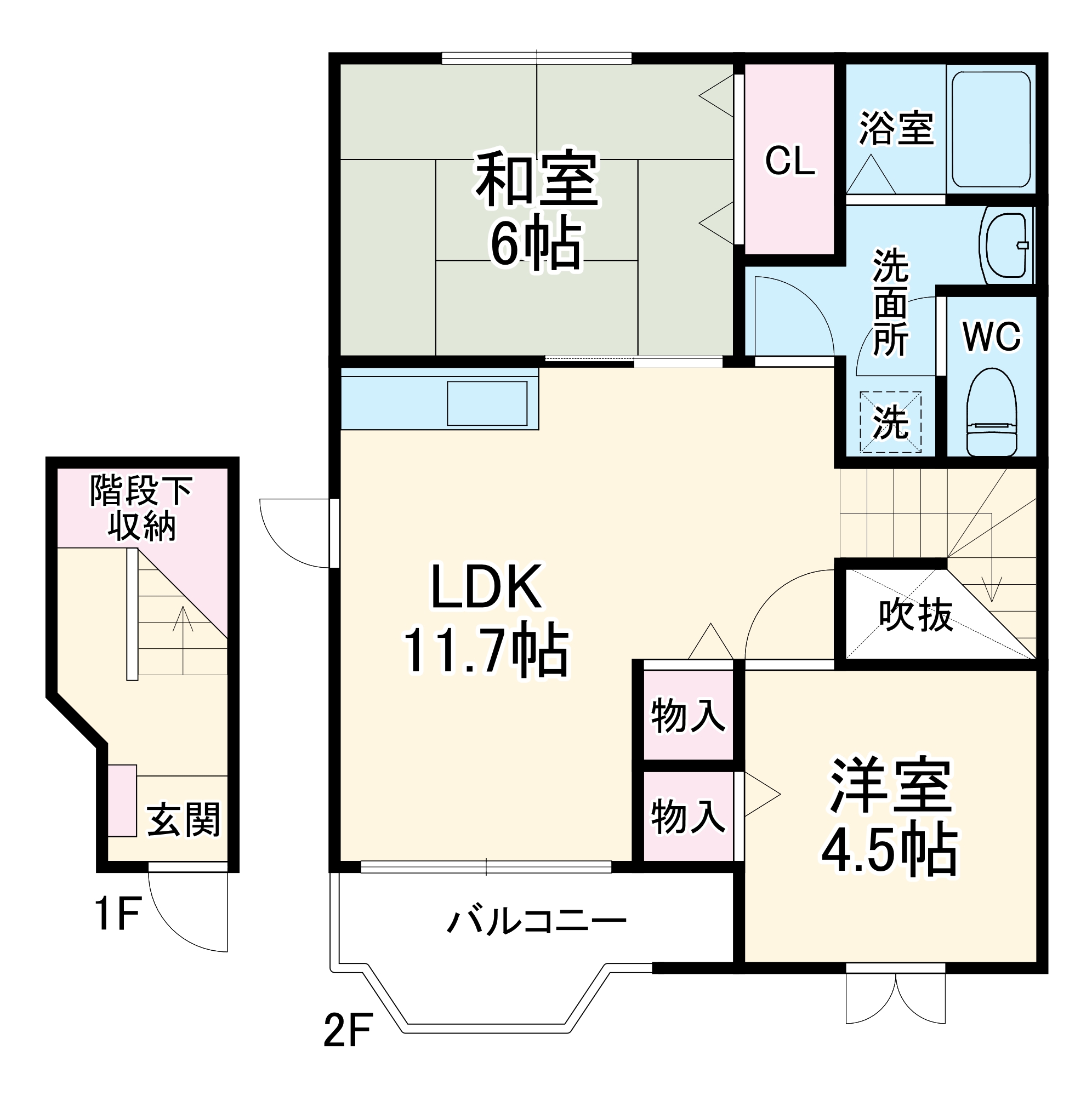 プルミエ気噴の間取り