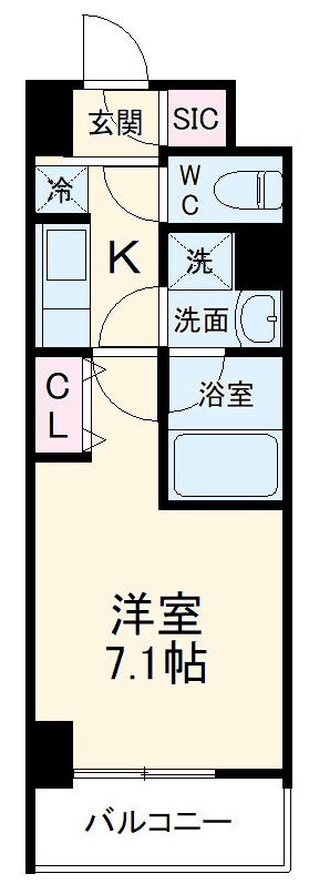 meLiV岐阜駅前の間取り