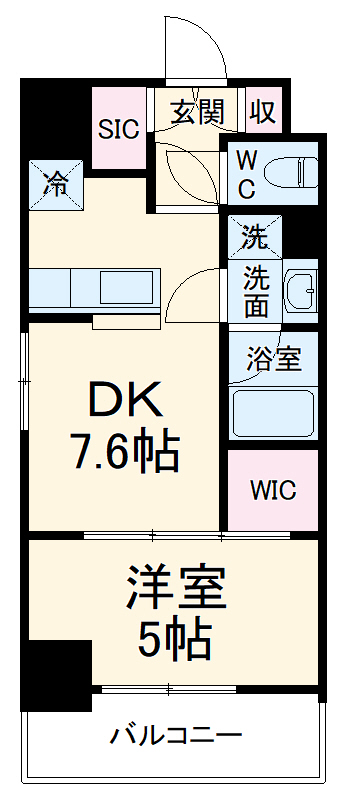 meLiV岐阜駅前の間取り