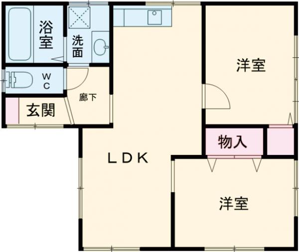 斉田貸住宅の間取り