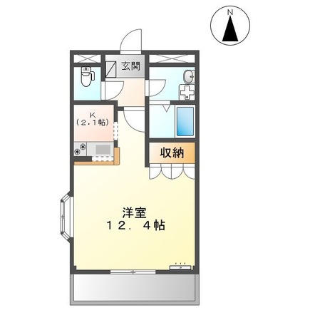 マリアージュ新美Aの間取り