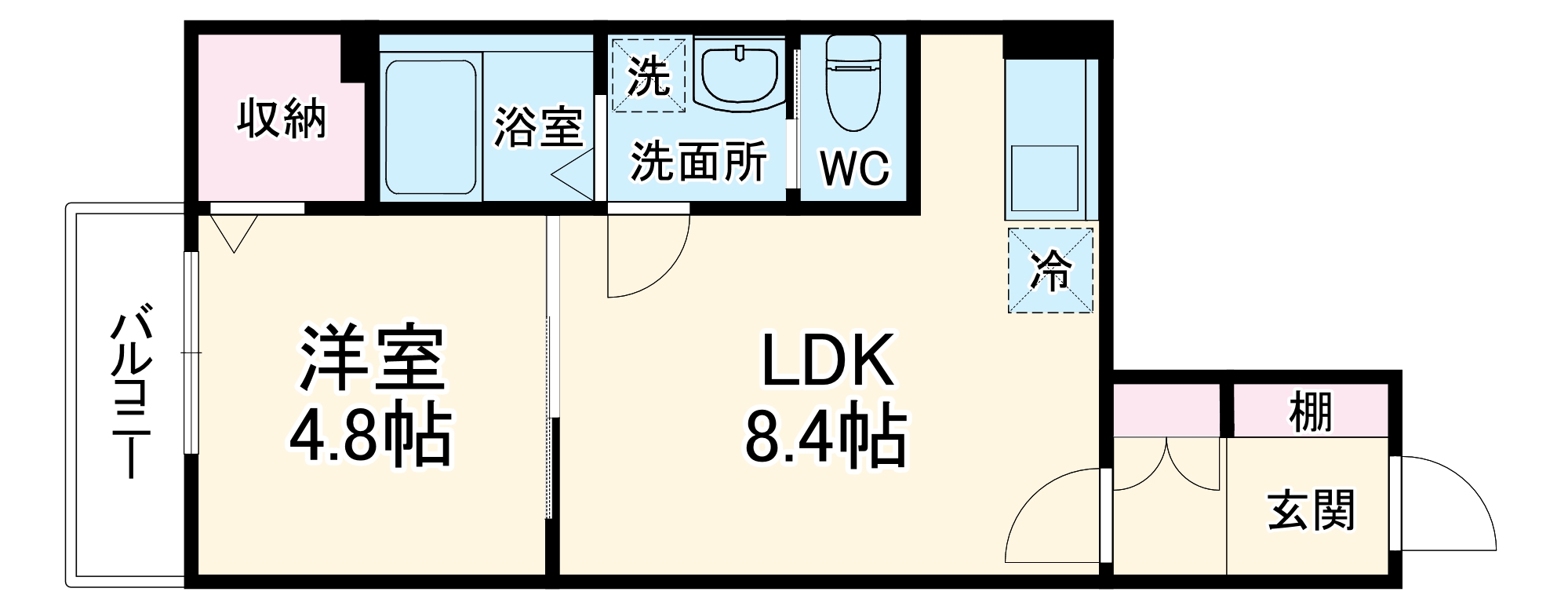 グランダ千葉の間取り