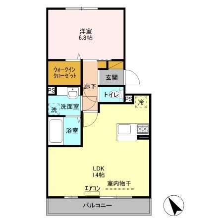 パインヒルズ胡録台の間取り