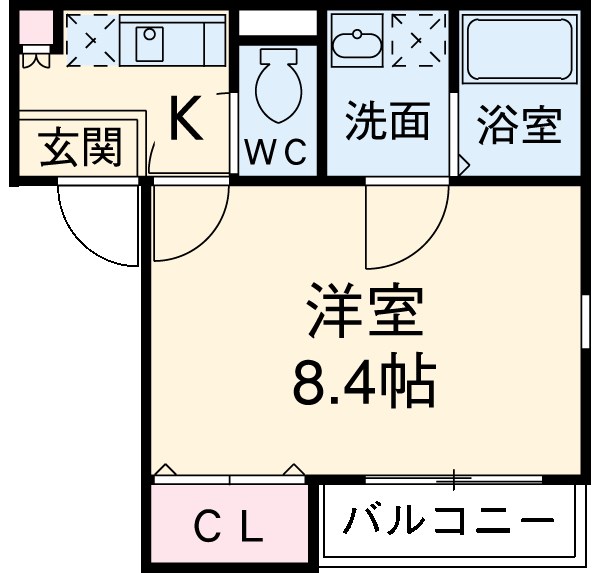 クオーレメゾンの間取り