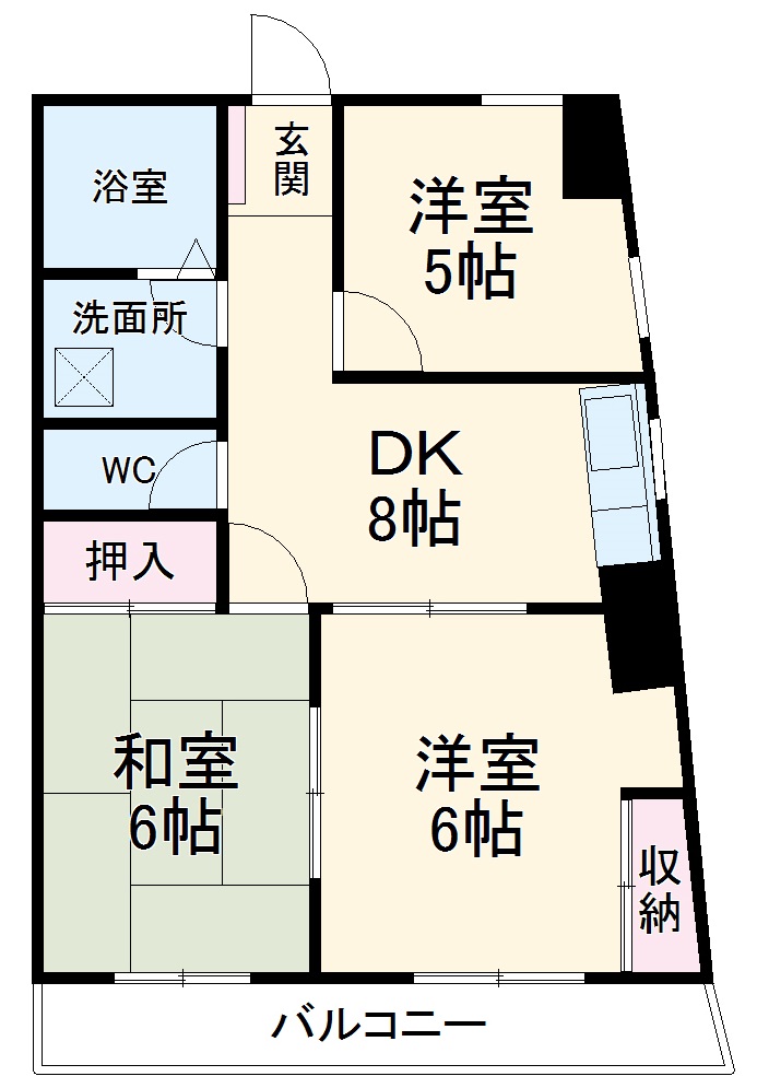 レナジア天白の間取り