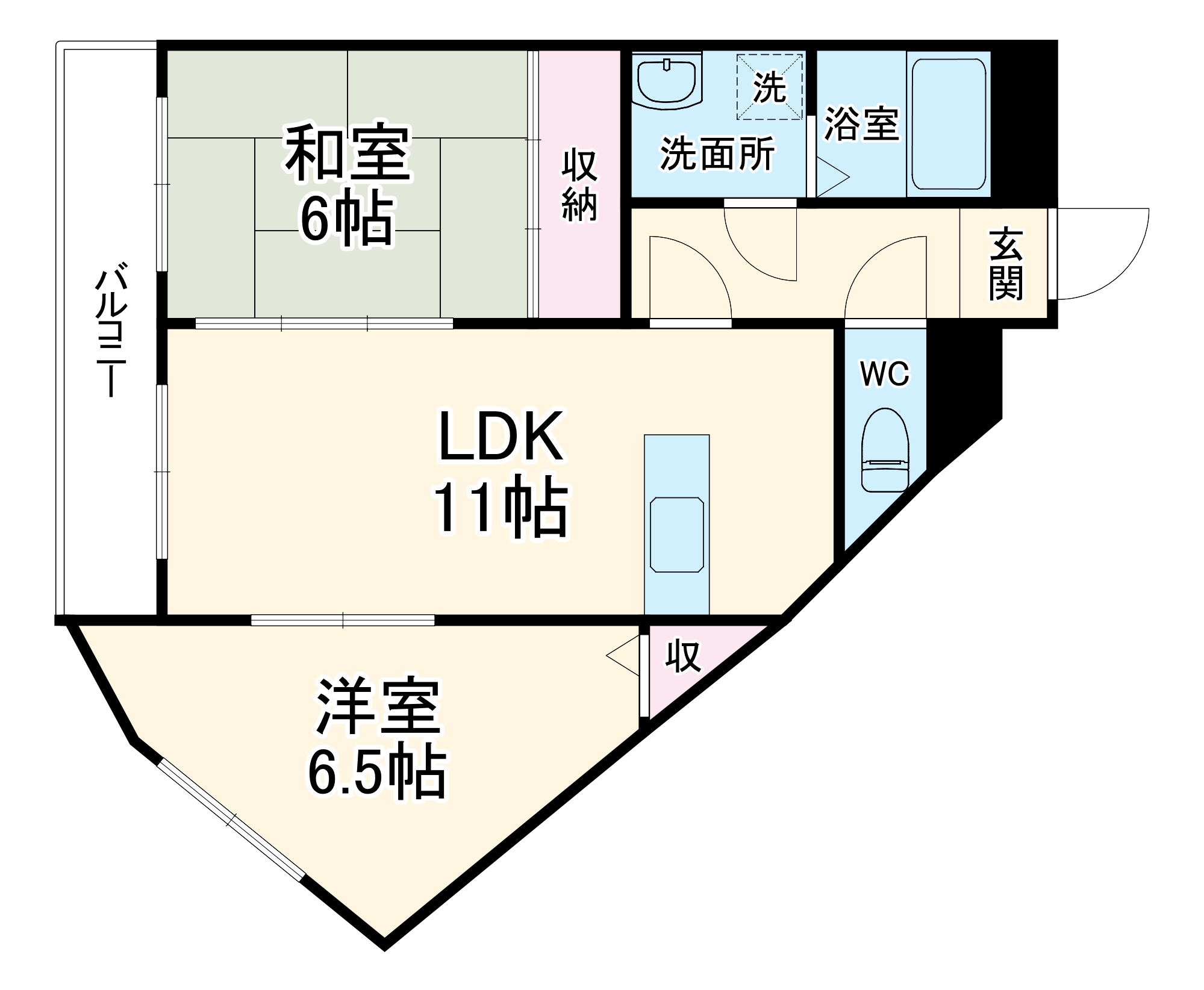 ファミール青峰の間取り