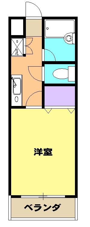 ニューエチュード3号館の間取り