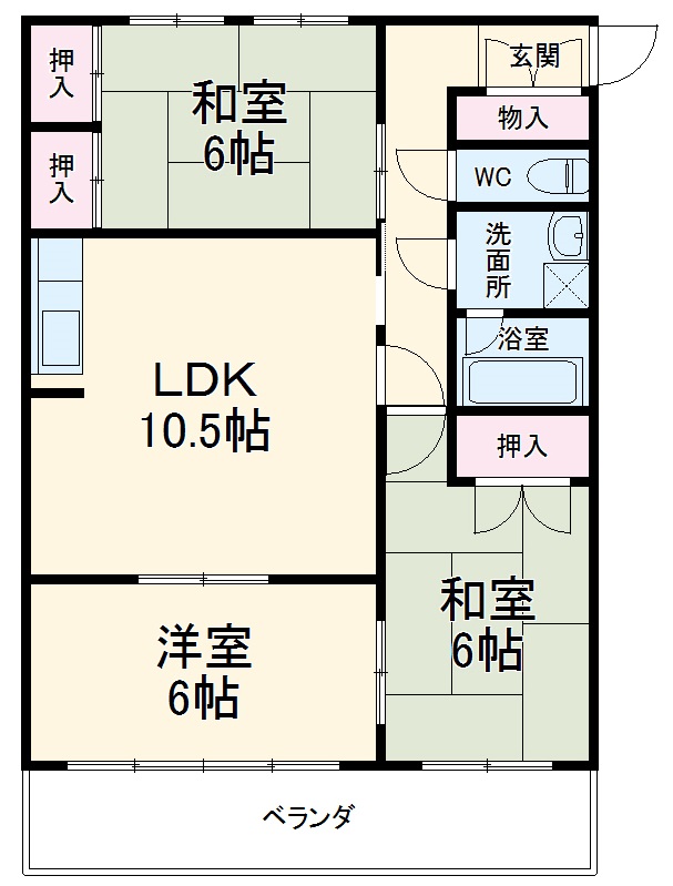 アビタシオンOHNOの間取り