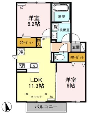 フォレストヒルズの間取り
