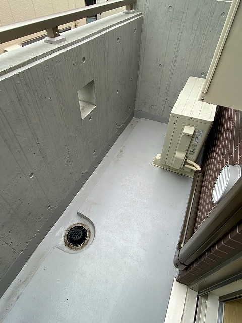 9/23 バルコニー