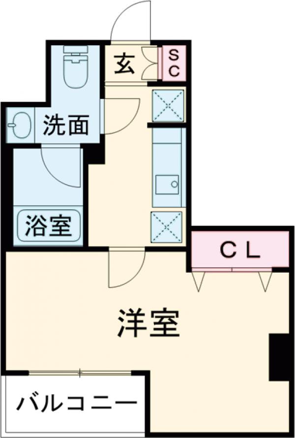 プライマル西大島駅前の間取り