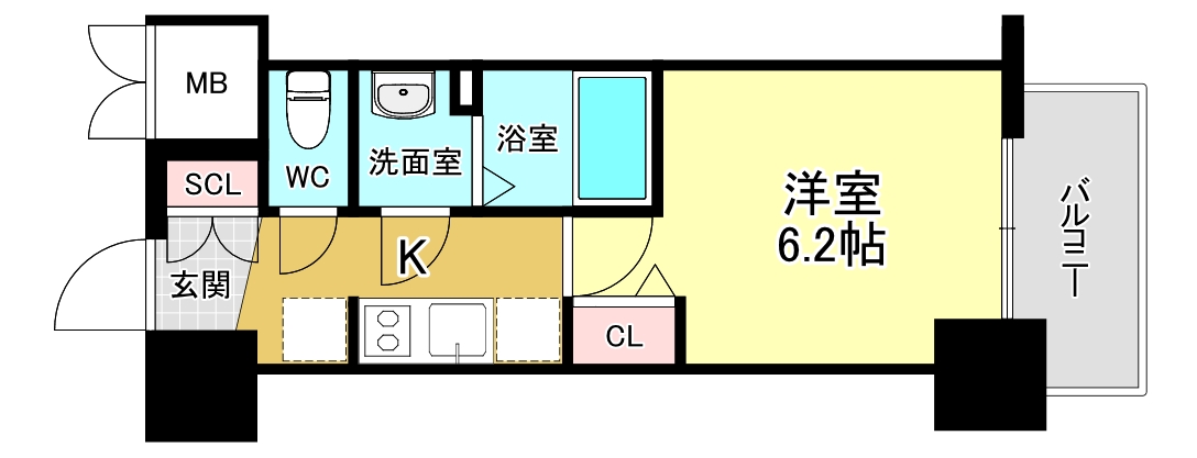 ArtizA新大阪D.C.の間取り