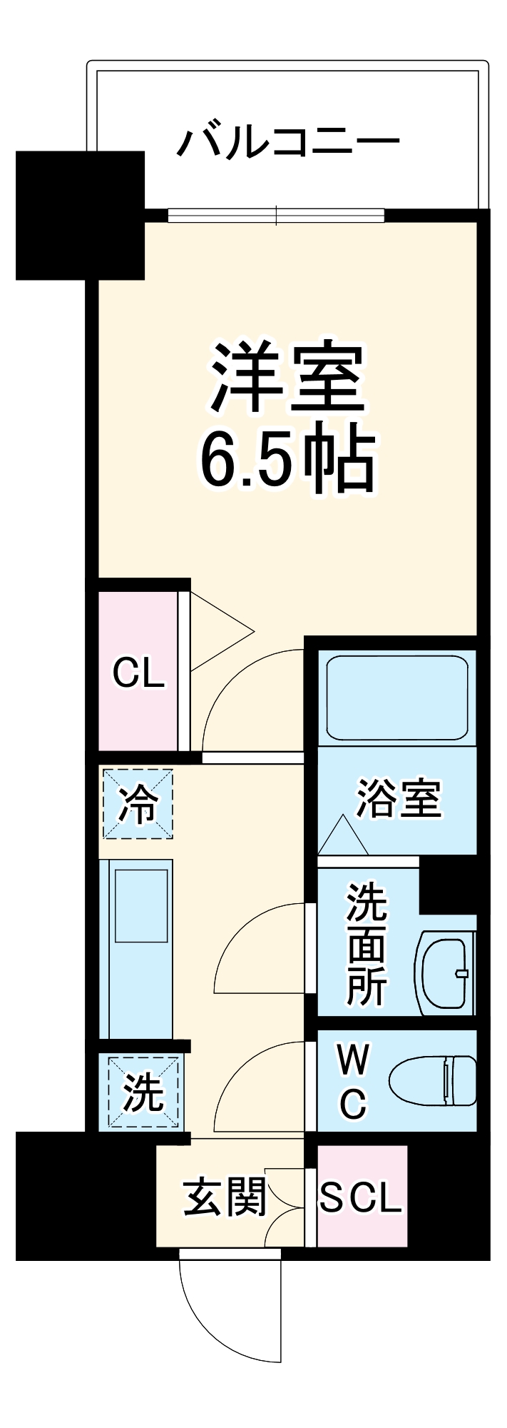 ArtizA新大阪D.C.の間取り