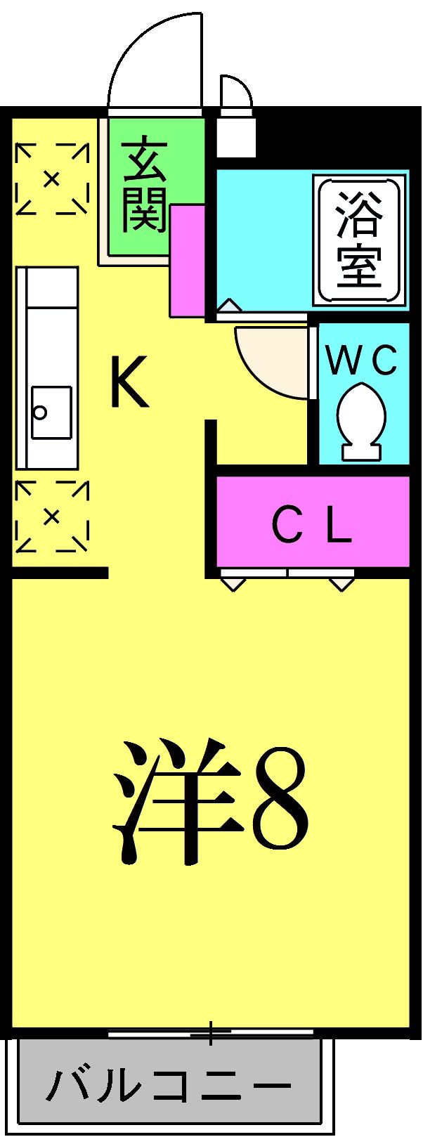 サンガーデン八柱Aの間取り