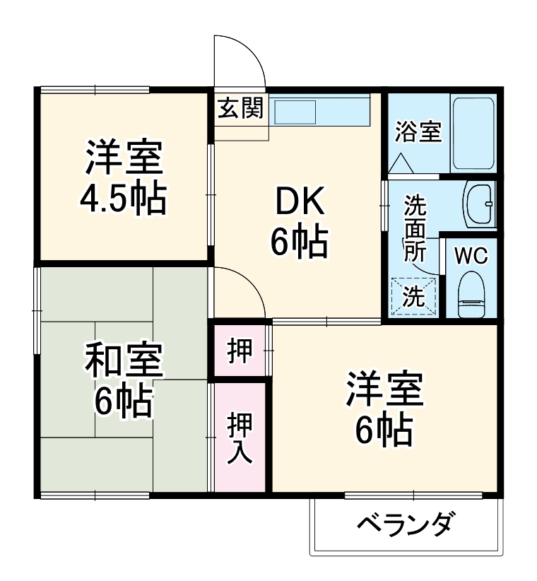 エントピアヒロツボの間取り
